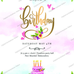 Birthday Invitation Card BIC005 English-01