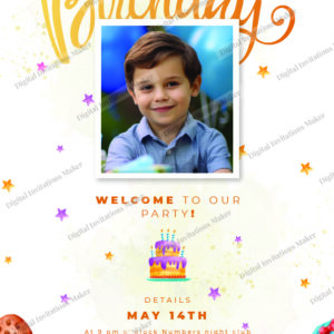 Birthday Invitation Card BIC006 English-01