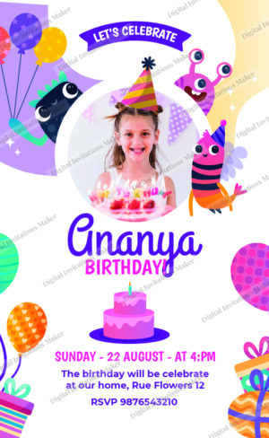 Birthday Invitation Card BIC008 English-01