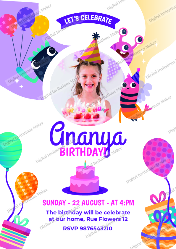 Birthday Invitation Card BIC008 English-01