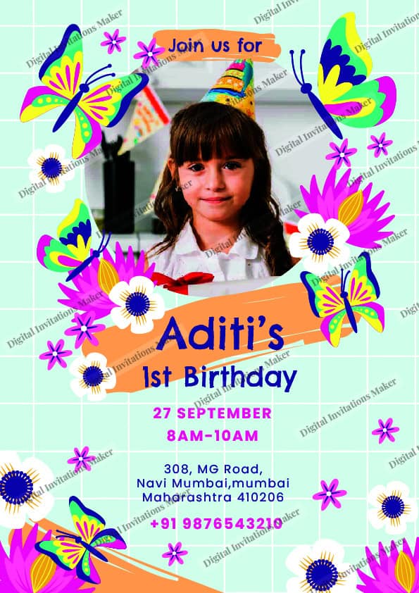 Birthday Invitation Card BIC010 English-01