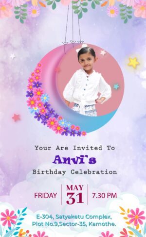 Birthday Invitation Video | Digital Invitations maker