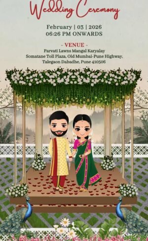 Wedding Invitation Video English WIVE4