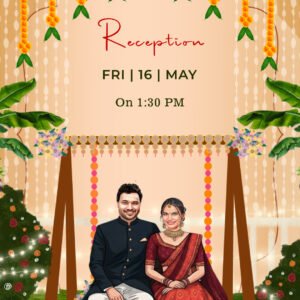 Wedding Caricature Invitation Video Marathi WCIVM1