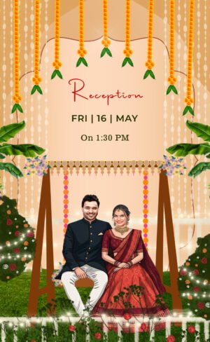 Wedding Caricature Invitation Video Marathi WCIVM1